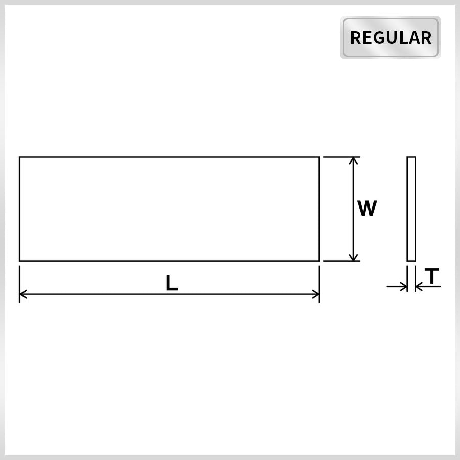 フリーサイズ四角<br>-レギュラータイプ (SUS304)-